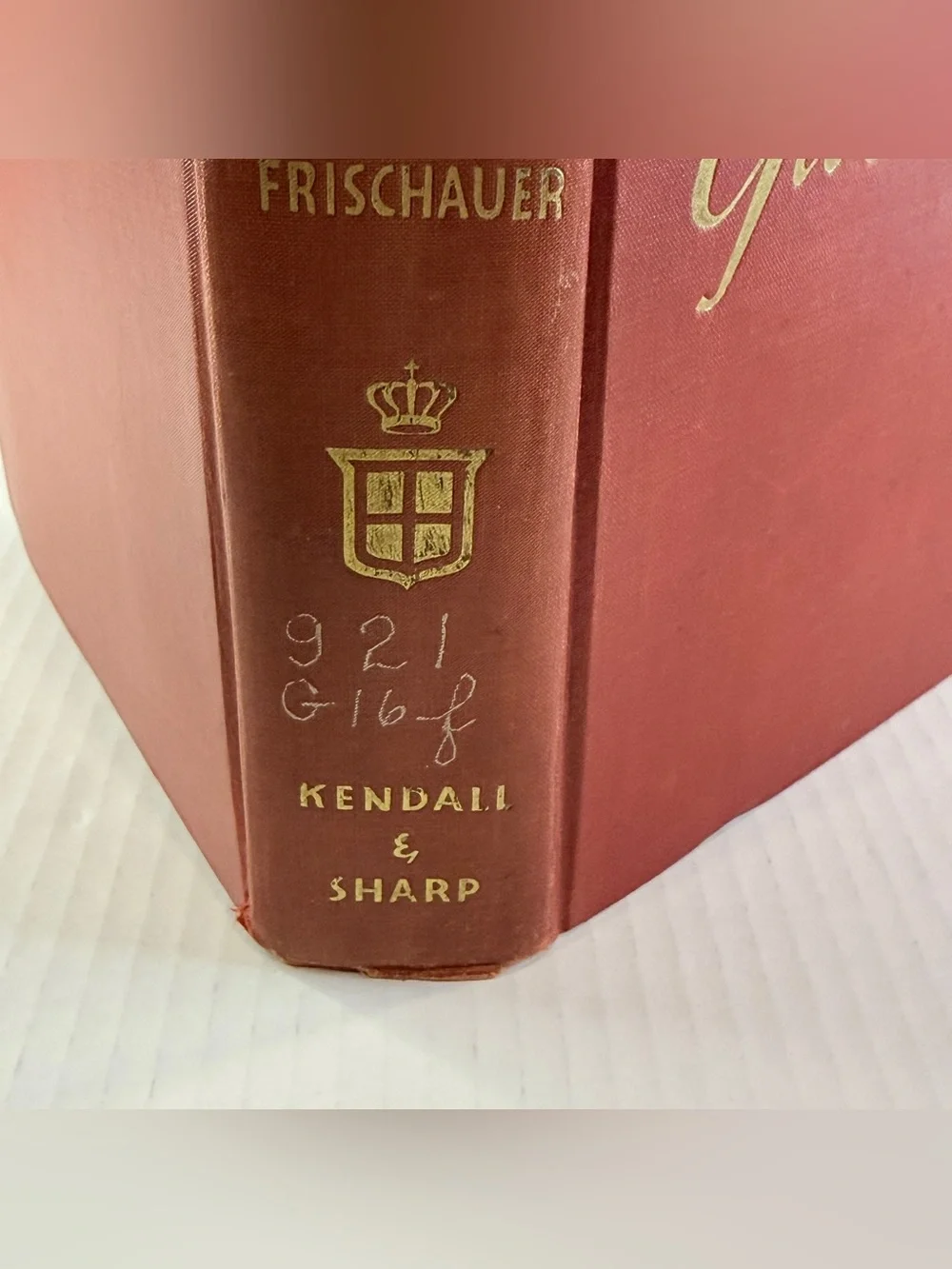 Garibaldi The Man and the Nation Hardcover Paul Frischauer Biography